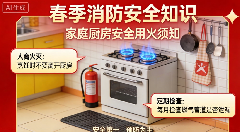春季防火莫大意，这份消防安全知识请查收~